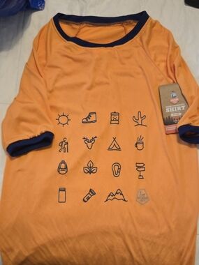 Arcadia Trail Dog Shirt XXL High Visibility Orange Reflective Breathable Outdoor